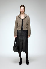 VSP - Amara - Grey Leather Jacket