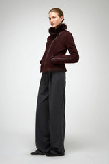 VSP - Renata - Toscana Cherry Shearling Jacket