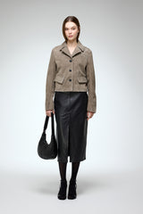 VSP - Amara - Grey Leather Jacket