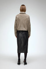 VSP - Amara - Grey Leather Jacket