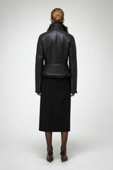 VSP - Azul - Black Shearling Jacket