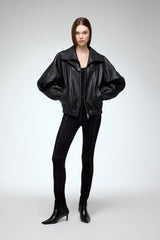 VSP - May - Black Leather Jacket
