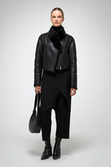 VSP - Severina - Black Shearling Jacket