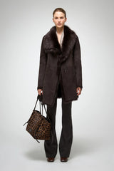 VSP - Kristell - Toscana Brown Shearling Coat