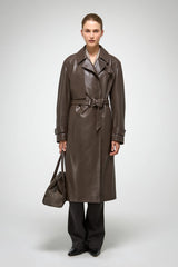 VSP - Isabelle - Light Brown Leather Coat