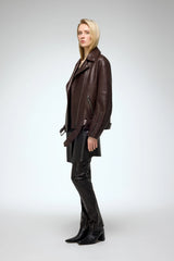 VSP - Marielle - Brown Leather Jacket