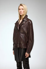 VSP - Marielle - Brown Leather Jacket