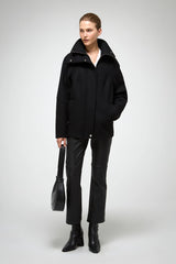 VSP - Lilie - Black Wool Coat