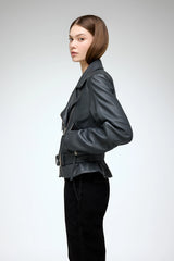VSP - Amelia - Anthracite Leather Jacket