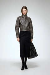 VSP - Isla - Brown Leather Jacket