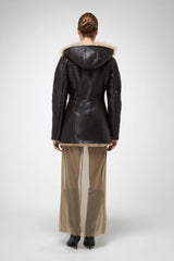 VSP - Mallory - Desert Beige Shearling Coat