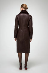 VSP - Celina - Cherry Shearling Coat