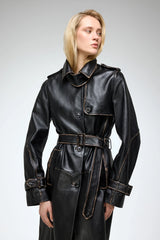 VSP - Helena - Black Leather Coat
