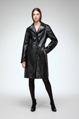 VSP - Vivian - Black Leather Coat