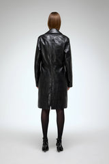 VSP - Vivian - Black Leather Coat