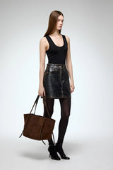 VSP - Beste - Black Leather Skirt