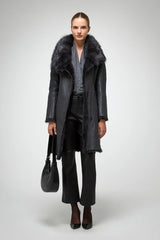 VSP - Mylena - Toscana Anthracite Shearling Coat