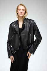 Ruby - Black Leather Jacket