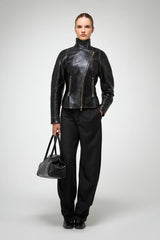 VSP - Julitte - Black Leather Jacket