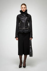 VSP - Josette - Black Shearling Jacket