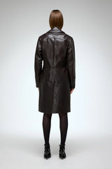 VSP - Vivian - Brown Leather Coat