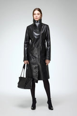 VSP - Vespera - Black Leather Coat