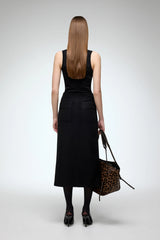 VSP - Alicia - Black Wool Skirt