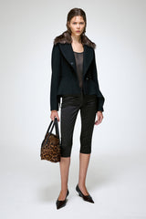 Beatrix - Veste en laine noire