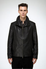 Riccardo - Black Leather Jacket