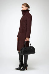 VSP - Salome - Cherry Shearling Coat