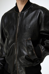 Antonio - Black Leather Jacket