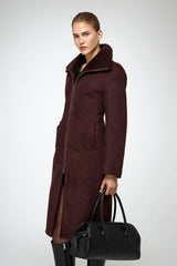 VSP - Salome - Cherry Shearling Coat