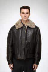 John - Anthracite Shearling Jacket