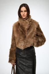 VSP - Ashley - Sand Shearling Jacket