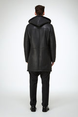 Teo - Anthracite Shearling Coat