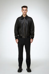 Niccolo - Black Leather Jacket