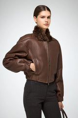 VSP - Sheela - Brown Shearling Jacket