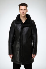 Black Shearling Coat