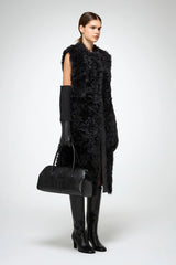 VSP - Mirella - Anthracite Shearling Vest