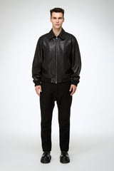 Niccolo - Black Leather Jacket