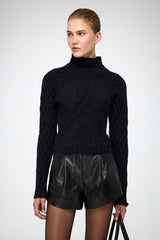 Becky - Black Knitwear