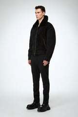 John - Black Shearling Jacket