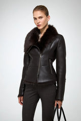 VSP - Renata - Brown Shearling Jacket