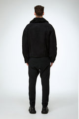 John - Black Shearling Jacket