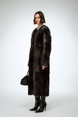 Alda - Brown Shearling Coat