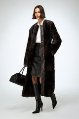 VSP - Alda - Brown Shearling Coat