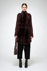 VSP - Siena - Cherry Shearling Vest