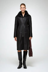 VSP - Salome - Black Shearling Coat