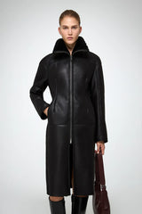 VSP - Salome - Black Shearling Coat