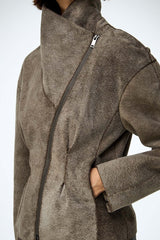 VSP - Briana - Grey Leather Jacket